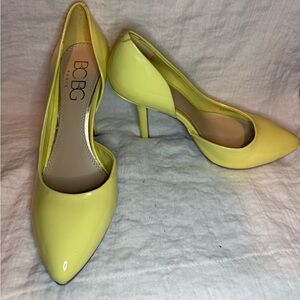 BCBG Women's Yellow Heels